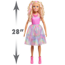 Лялька Барбі Найкраща подружка 70 см Barbie 28-Inch Tie Dye Style Best Fashion Friend Doll