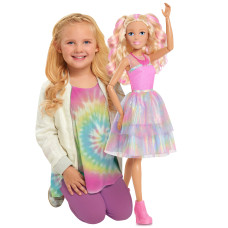Лялька Барбі Найкраща подружка 70 см Barbie 28-Inch Tie Dye Style Best Fashion Friend Doll