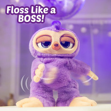 Інтерактивна м'яка іграшка Танцюючий Лінивець Pets Alive Fifi the Flossing Sloth Purple