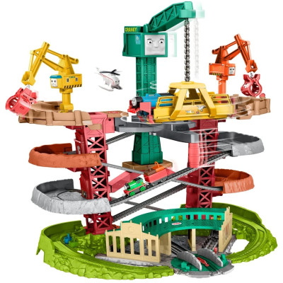 Железная дорога Башня Супер Город Фишер-Прайс Thomas & Friends Trains & Cranes Super Tower