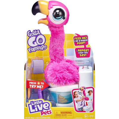 Интерактивная игрушка Фламинго обжора  Little Live Pets Gotta Go Flamingo