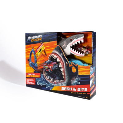 Трек з акулою Adventure Force Bash and Bite Motorized Shark Track Playset