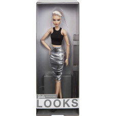 Колекційна лялька Барбі Barbie Signature Looks Doll (Tall, Blonde Pixie Cut)