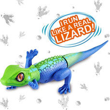 Интерактивная игрушка ROBO ALIVE Robotic Lizard Toy Pet (Green + Blue) Series 2