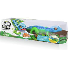 Интерактивная игрушка ROBO ALIVE Robotic Lizard Toy Pet (Green + Blue) Series 2