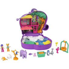 Ігровий набір Поллі Покет Кишеньковий світ пригоди зі слониками Polly Pocket GTN22