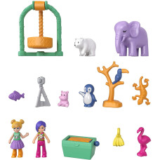 Ігровий набір Поллі Покет Кишеньковий світ пригоди зі слониками Polly Pocket GTN22
