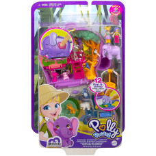 Ігровий набір Поллі Покет Кишеньковий світ пригоди зі слониками Polly Pocket GTN22