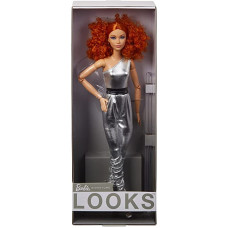 Колекційна лялька Барбі Barbie Signature Barbie Looks Doll (Red Curly Hair)