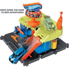 Игровой набор Хот Вилс Автомойка Hot Wheels City Downtown Express Car Wash Playset with 1 Car