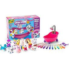 Набір для творчості Крайола Малюй і змивай Crayola Scribble Scrubbie Pets Mega Pack