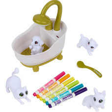 Набор для творчества Крайола Рисуй и смывай с фигурками животных Crayola Scribble Scrubbie Pets Tub Set 2.0,