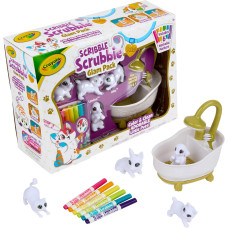 Набор для творчества Крайола Рисуй и смывай с фигурками животных Crayola Scribble Scrubbie Pets Tub Set 2.0,