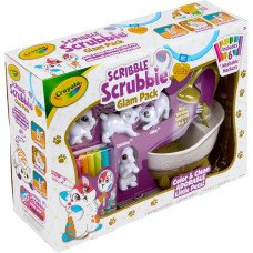 Набор для творчества Крайола Рисуй и смывай с фигурками животных Crayola Scribble Scrubbie Pets Tub Set 2.0,