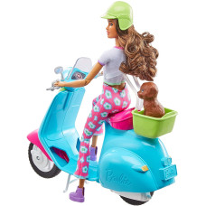 Барбі Мандрівниця на скутері Barbie Travel Playset Travel Doll and Scooter