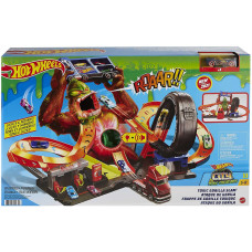 Ігровий набір Хот Вілс Напад Горили Hot Wheels Toxic Gorilla Slam Gas Station