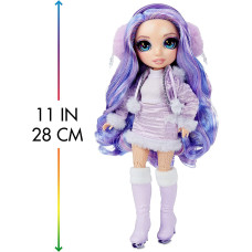 Лялька Рейнбоу Хай Вайолет Віллоу Rainbow High Winter Violet Willow – Purple Fashion Doll