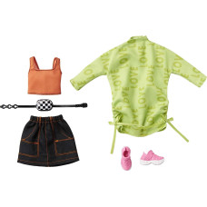 Барби Одежда Barbie Fashions 2-Pack Clothing Set, Green Sweatshirt