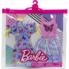 Барби Одежда Barbie Fashions 2-Pack Clothing Set ,Butterfly Print Dress