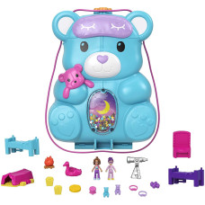 Ігровий набір сумка Поллі Покет вечірні посиденьки з ведмежам Polly Pocket Teddy Bear Purse