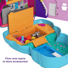 Ігровий набір сумка Поллі Покет вечірні посиденьки з ведмежам Polly Pocket Teddy Bear Purse