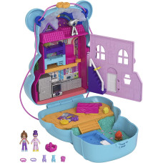 Ігровий набір сумка Поллі Покет вечірні посиденьки з ведмежам Polly Pocket Teddy Bear Purse