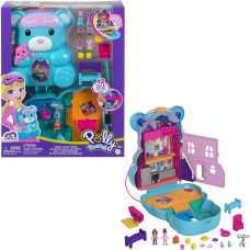 Ігровий набір сумка Поллі Покет вечірні посиденьки з ведмежам Polly Pocket Teddy Bear Purse