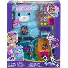 Ігровий набір сумка Поллі Покет вечірні посиденьки з ведмежам Polly Pocket Teddy Bear Purse