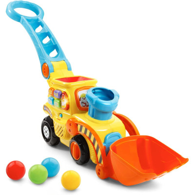 Каталка бульдозер Vtech Pop a Balls Push & Pop Bulldozer