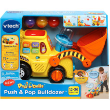 Каталка бульдозер Vtech Pop a Balls Push & Pop Bulldozer