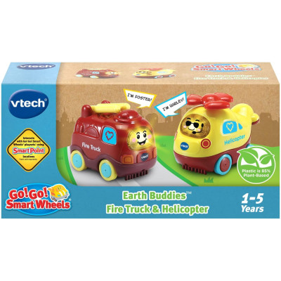 Интерактивные машинки VTech Go! Go! Smart Wheels Earth Buddies Vehicle 2-Pack