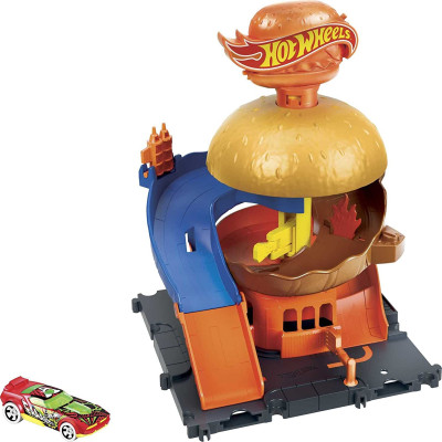 Игровой набор Хот Вилс Бургерная Hot Wheels City Burger Drive-Thru Playset