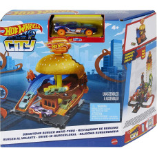 Игровой набор Хот Вилс Бургерная Hot Wheels City Burger Drive-Thru Playset