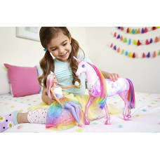 Лялька Барбі Дрімтопія та Єдиноріг Barbie Dreamtopia Magical Lights Unicorn and Princess