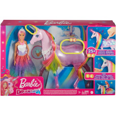 Лялька Барбі Дрімтопія та Єдиноріг Barbie Dreamtopia Magical Lights Unicorn and Princess