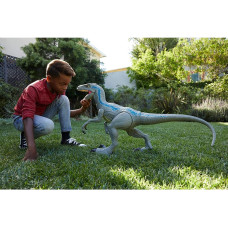 Величезний динозавр Велоцираптор Jurassic World Large Dinosaur Toy Super Colossal Velociraptor