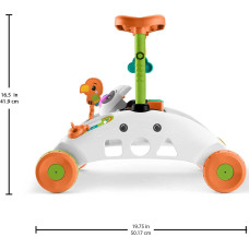 Интерактивные двухсторонние ходунки Фишер Прайс Fisher-Price 2-Sided Steady Speed Panda Walker