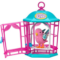 Інтерактивна іграшка птах з клітиною Little Live Pets Bird with Cage - Rainbow Glow