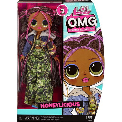 Лялька ЛОЛ Милашка LOL Surprise OMG Honeylicious Fashion Doll