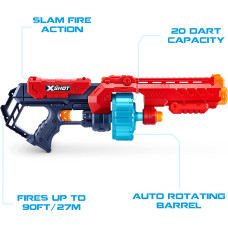 Швидкострільній бластер XSHOT 36349-2022 X-Shot Turbo Advance Foam Blaster