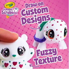 Набір для творчості Крайола Малюй та змивай Crayola Scribble Scrubbie Pets Mega Pack blue