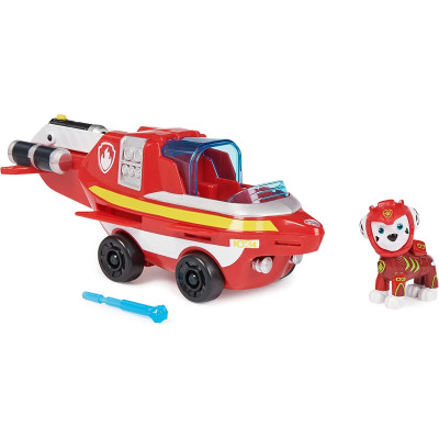 Щенячий Патруль спасательная трансформер  машина Маршала Paw Patrol Aqua Pups Marshall Transforming Dolphin