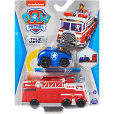 Щенячий Патруль Пожежна машина з автомобілем Chase Paw Patrol True Metal Firetruck Die-Cast Team Vehicle