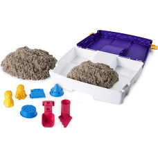 Кінетичний пісок складана коробка та 7 форм Kinetic Sand Folding Sand Box with 2lbs