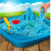 Кінетичний пісок Kinetic Sand Замок з піску Kinetic Sand Sandbox Set Kids Toy with 1lb All-Natural Blue