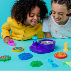 Кінетичний пісок з машиною обертання Kinetic Sand Swirl N' Surprise Playset with 907g