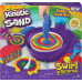 Кінетичний пісок з машиною обертання Kinetic Sand Swirl N' Surprise Playset with 907g