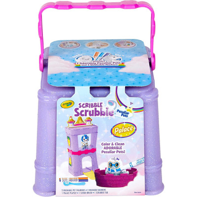 Набір для творчості Крайола Crayola Scribble Scrubbie Peculiar Pets Palace Playset