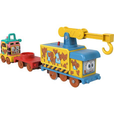 Моторизований паравозик Сенді Фішер Прайс Thomas & Friends Set Muddy Fix 'Em Up Carly The Crane