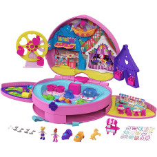 Ігровий набір Поллі покет Рюкзак розваг Polly Pocket 2-In-1 Travel Toy Playset Tiny Is Mighty Back Backp